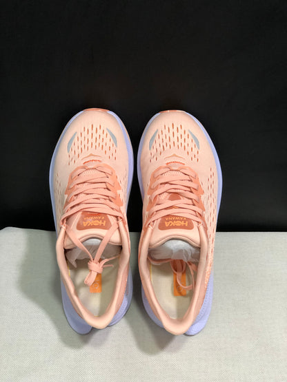 Hoka One One Kawana Cushioning Comfortable Gym Running Shoes Sneakers Light Orange