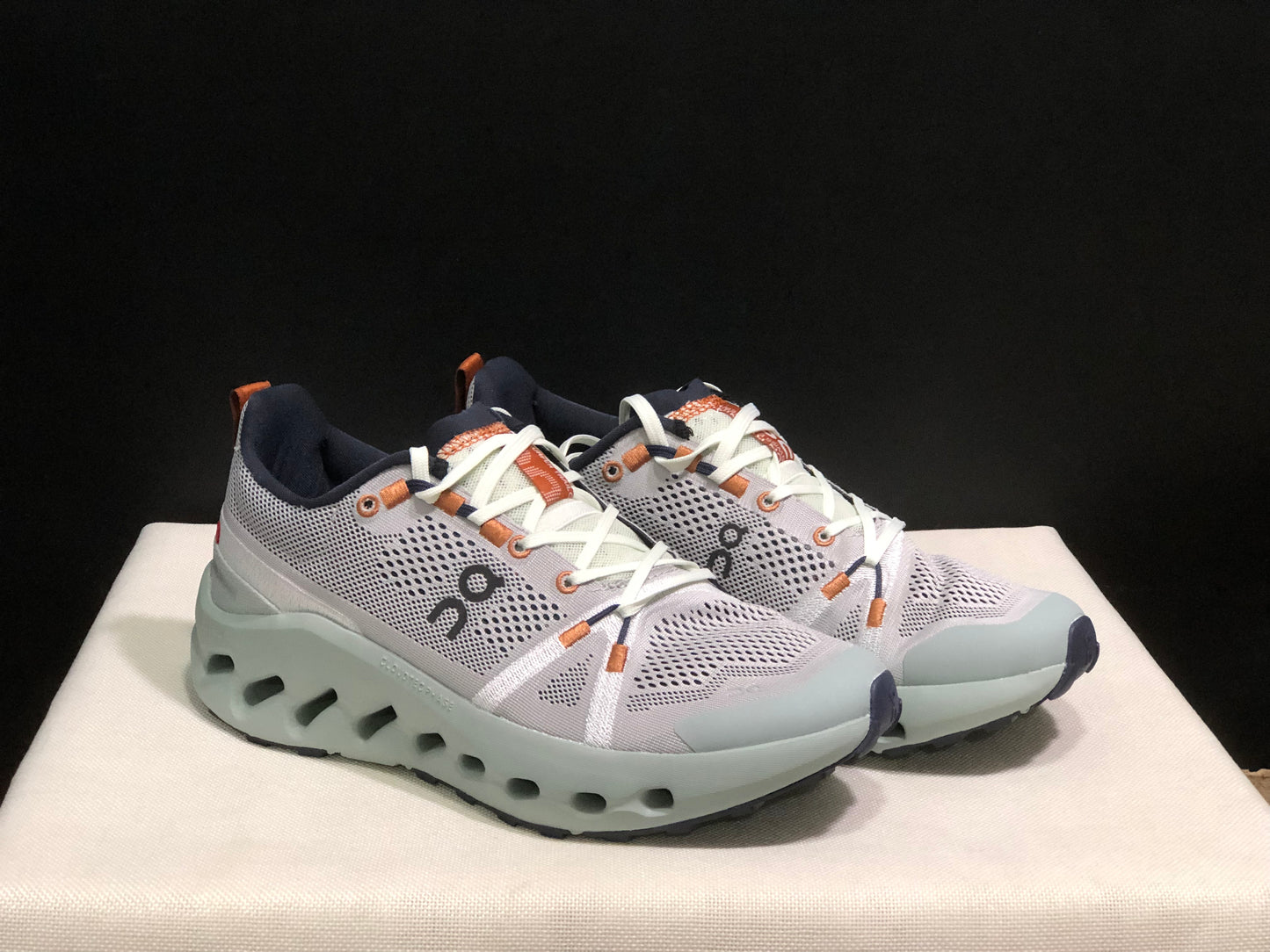 On Running Cloudsurfer Trail Waterproof Comfortable And Breathable Running Shoes Aloe/Mineral