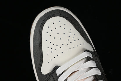 Nike Air Jordan 1 Low Snkrs Day Korea 2023 Brown Sole White Grey Sneakers