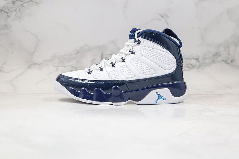 Nike Air Jordan 9 Retro Pearl Blue White Sneakers
