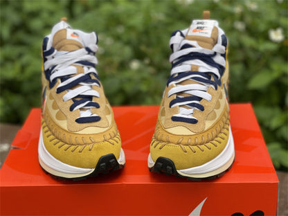 Nike Sacai Jean-Paul Gaultier LD Vaporwffle Sesame Multicolor Sneakers