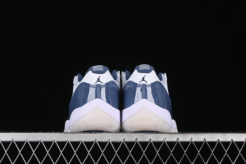 Nike Air Jordan 11 Low Midnight Navy White Sneakers