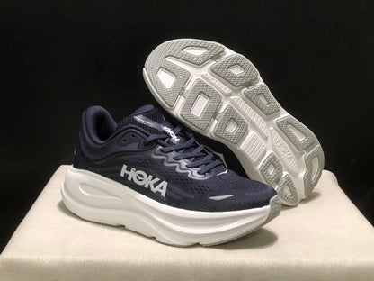 Hoka One One Bondi 9 Comfortable Low-top Running Shoes Sneakers Dark Purple