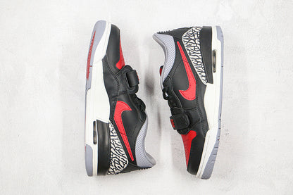 Nike Air Jordan 312 Legacy Bred Low Top Black Red Sneakers