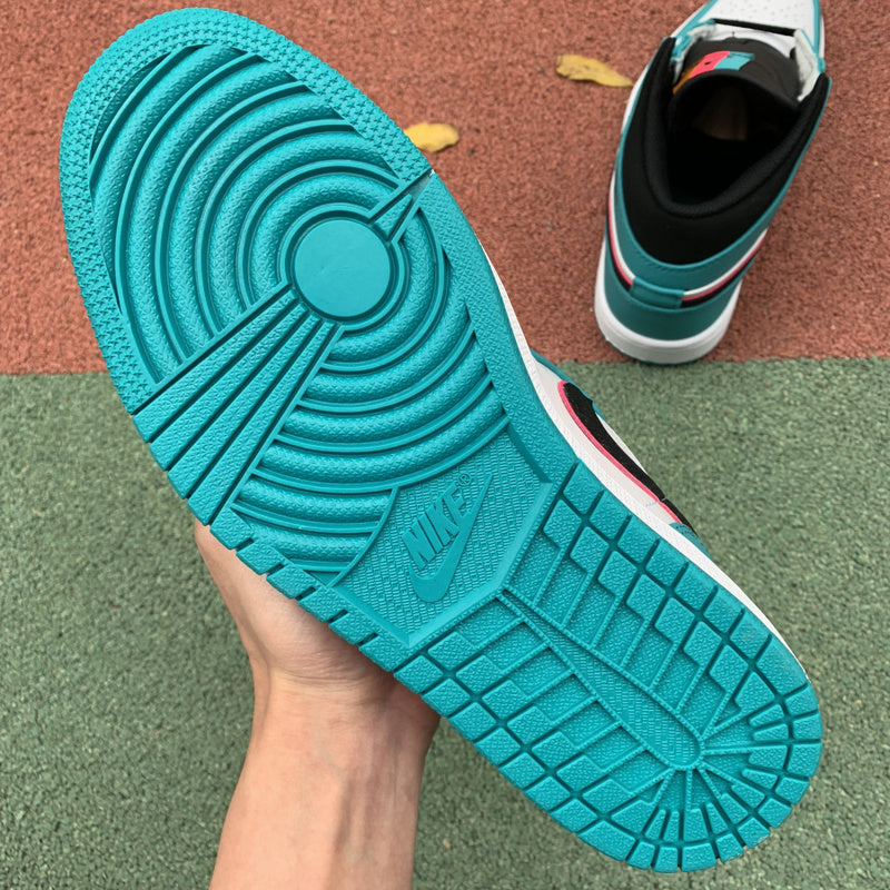 Nike Air Jordan AJ1 Mid South Beach Green Sneakers