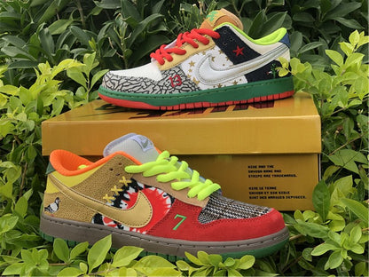 Nike Dunk Low SB What The Dunk Multicolor Sneakers