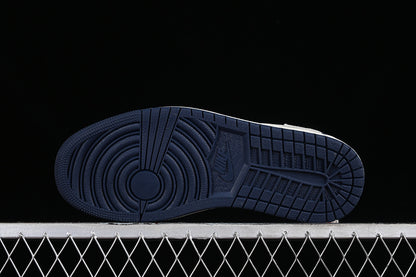Nike Air Jordan 1 Low Travis Scott Fragment Design OG SP Louis Vuitton White Denim Blue Sneakers