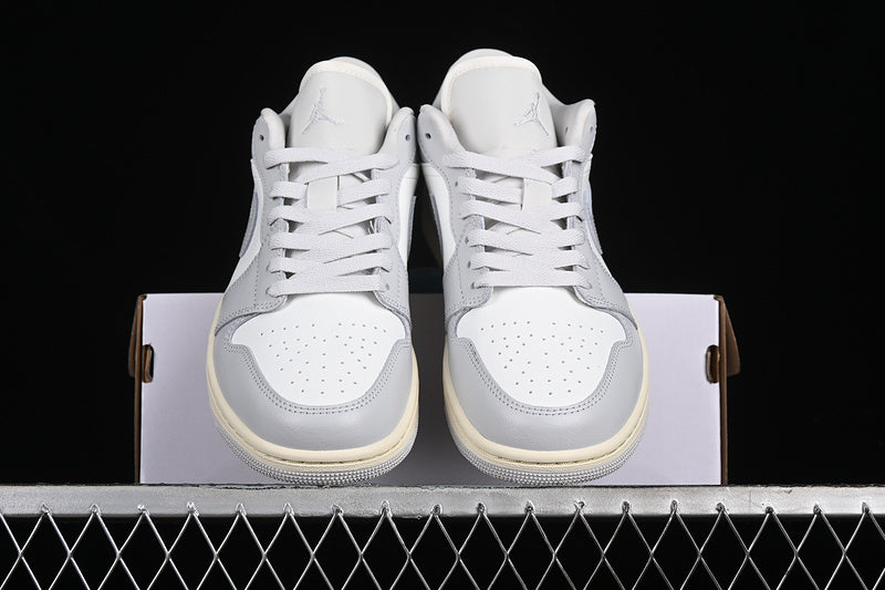 Nike Air Jordan 1 Low Coconut Milk Neutral Grey Sneakers
