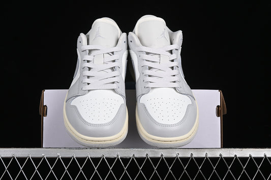 Nike Air Jordan 1 Low Coconut Milk Neutral Grey Sneakers