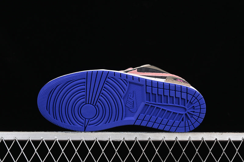 Nike Air Jordan 1 Low Purple Tropical Twist Black Sneakers