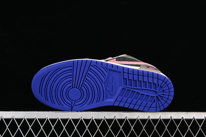Nike Air Jordan 1 Low Purple Tropical Twist Black Sneakers