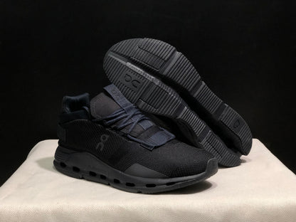 On Running Cloudnova Lightweight Sports Casual Shoes Black/Eclipse