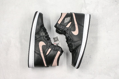 Nike Air Jordan 1 Retro High PRM Black Silt Red Sneakers