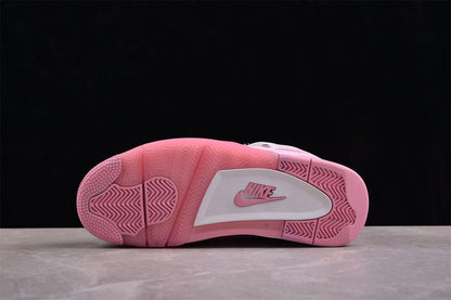 Nike Air Jordan 4 Retro White Pink Sneakers