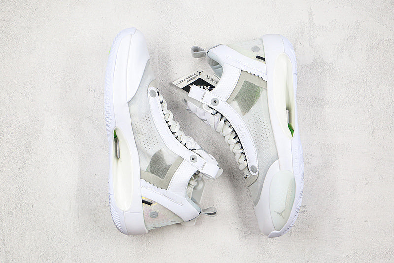 Nike Air Jordan 34 Low PF White Sneakers