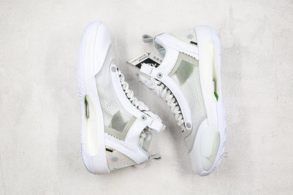 Nike Air Jordan 34 Low PF White Sneakers