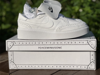 Nike Kwondo 1 G-Dragon Peaceminusone Triple White Sneakers