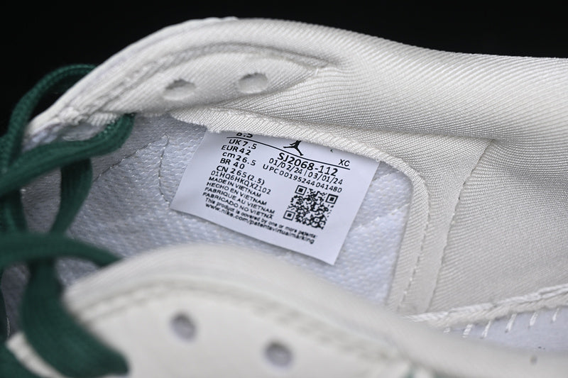Travis Scott Fragment Design Nike Air Jordan 1 Low OG SP Green White Casual Sneakers