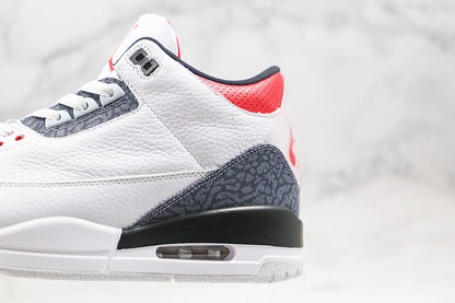 Nike Air Jordan 3 Retro SE-T CO JP Fire Red Denim Sneakers