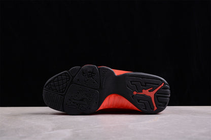 Nike Air Jordan 9 Retro Black Sole Chile Red Sneakers