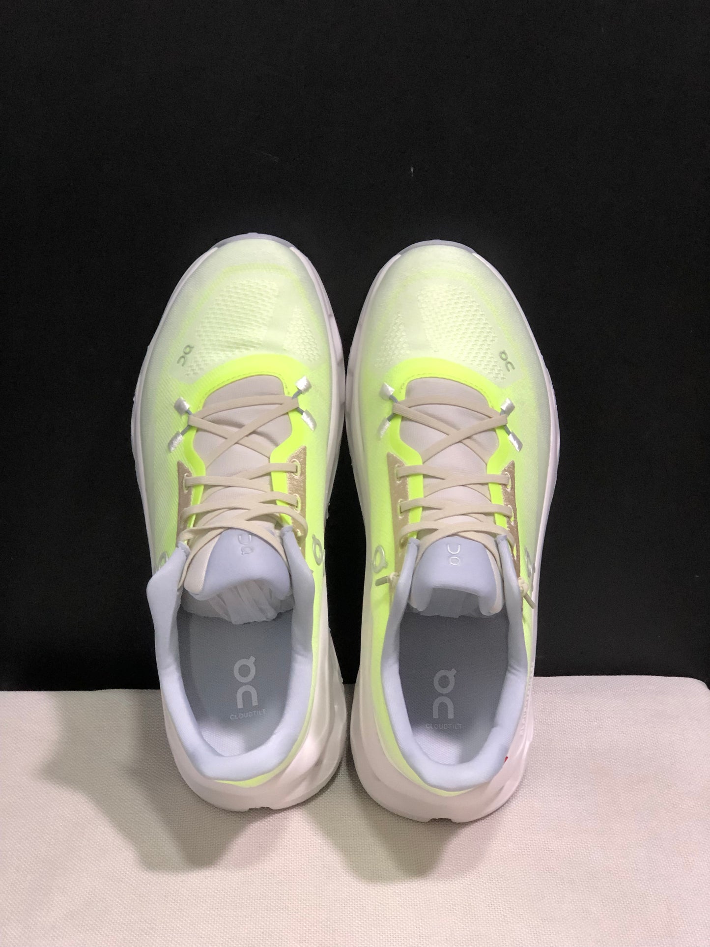 On Running Cloudtilt Durable Casual Life Shoes Fluorescent Green/Ivory