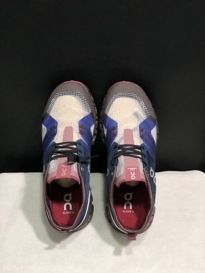On Running Cloud X Shift Breathable And Shock-Absorbing Lightweight Running Shoes Black Ink/Cherry Red