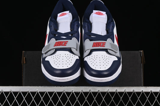 Nike Air Jordan Legacy 312 Low White Varsity Midnight Navy Multicolour Sneakers