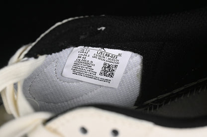 Travis Scott Fragment Design Nike Air Jordan 1 Low OG SP Black Sole Grey White Sneakers