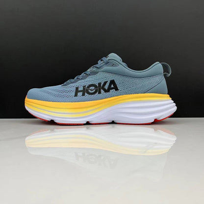 Hoka One One Bondi 8 Breathable Low-top Running Shoes Sneakers Turquoise