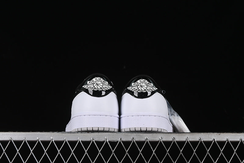 Nike Air Jordan 1 Low 85 Patent Leather Black Label White Sneakers