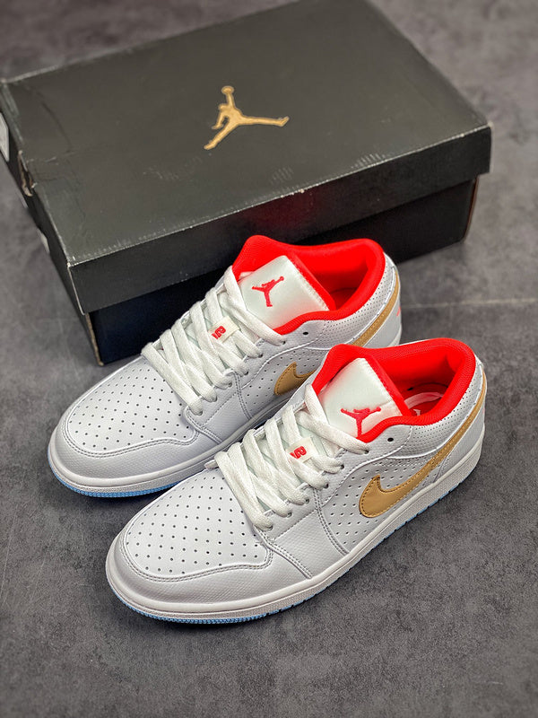 Nike Air Jordan 1 Low SE White Seseam Sneakers