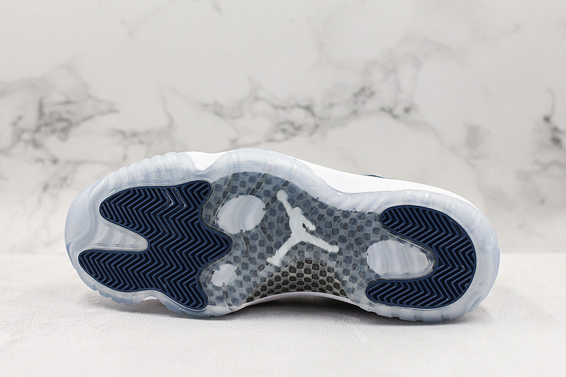 Nike Air Jordan 11 Retro Low Navy Snakeskin Sneakers