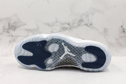 Nike Air Jordan 11 Retro Low Navy Snakeskin Sneakers