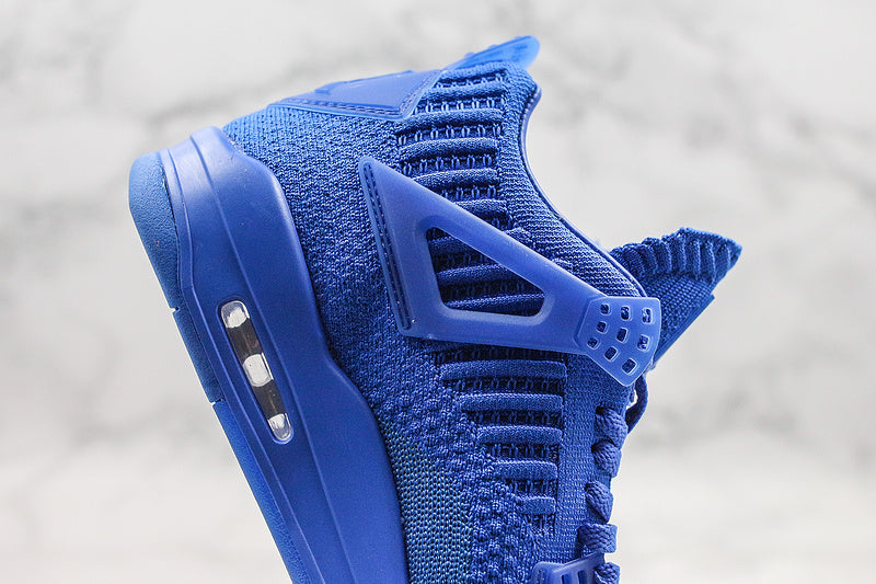 Nike Air Jordan 4 Retro Flyknit Hyper Royal Blue Sneakers