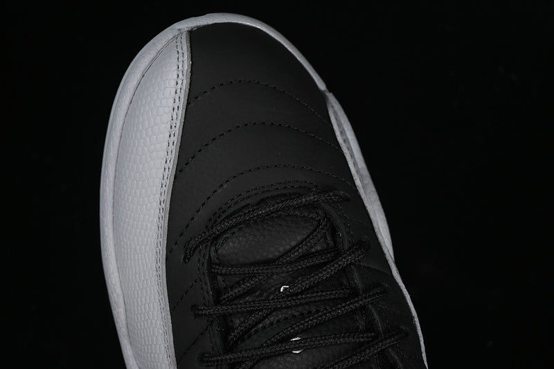 Nike Air Jordan 12 Black Grey Wolf Sneakers