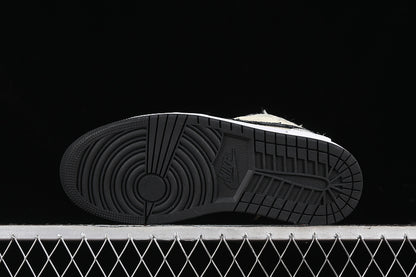 Nike Air Jordan 1 Low Black White Grey Sneakers