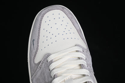 Nike Air Jordan 1 Low Grey White Casual Sneakers