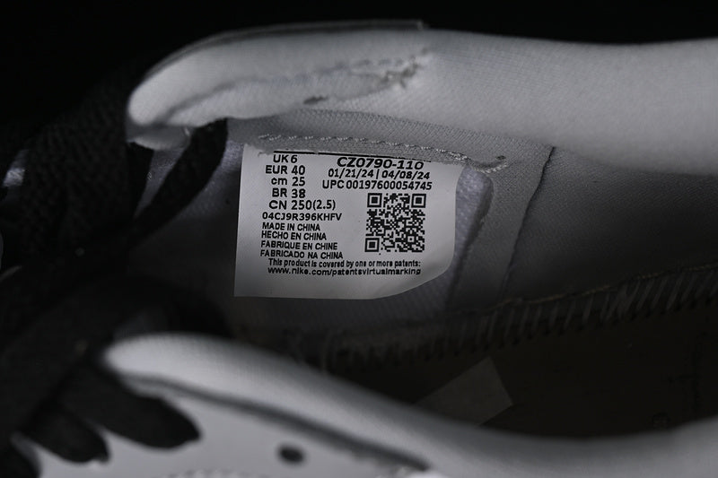 Nike Air Jordan 1 Low OG White Black Wolf Grey Sneakers
