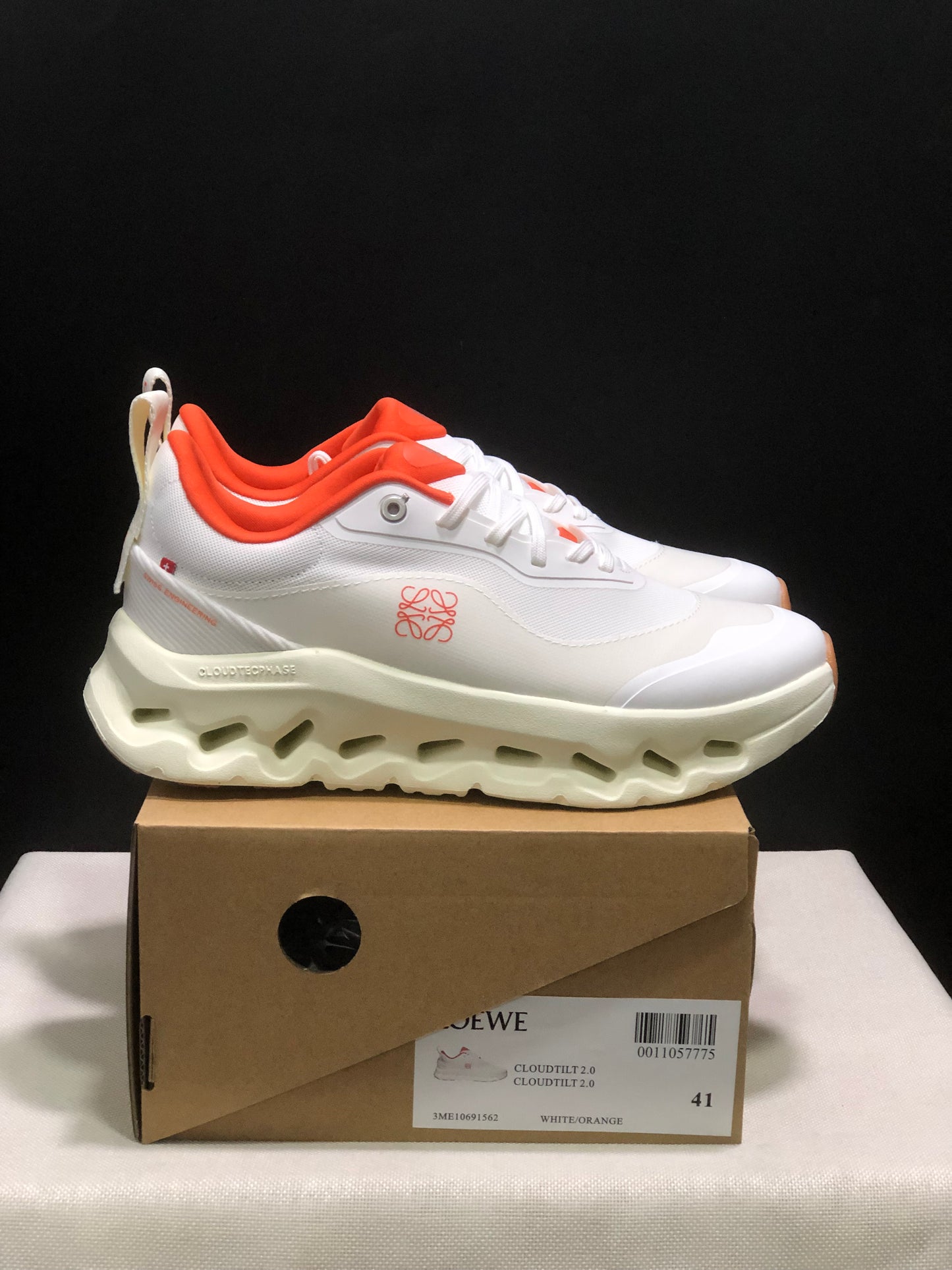 LOEWE x On Running Cloudtilt 2.0 Casual Sports Shoes White/Orange