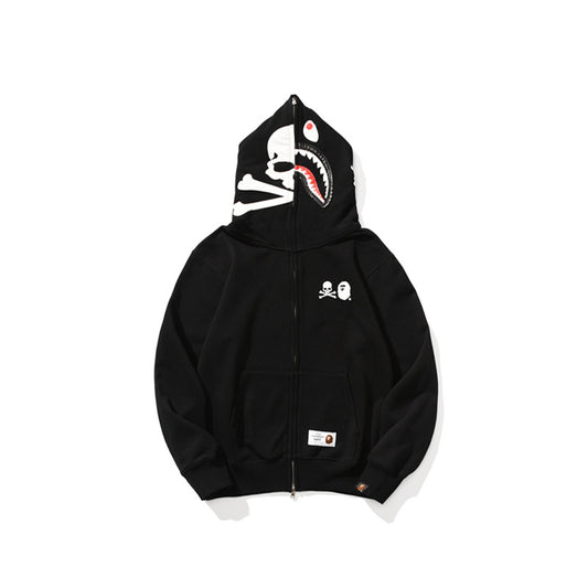 A Bathing Ape BAPE Shark Head Skull 15th Anniversary Joint Edition Hoodie