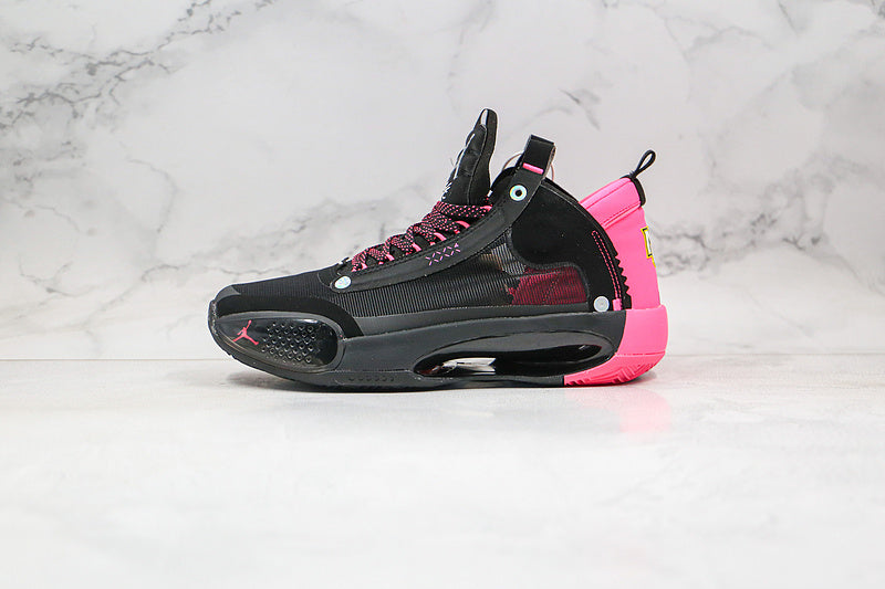 Nike Air Jordan 34 Black Pink Sneakers