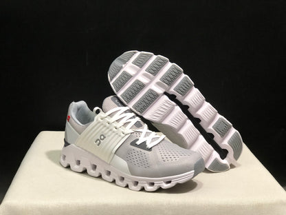 On Running Cloudswift Cushioning Running Shoes Light Grey/White