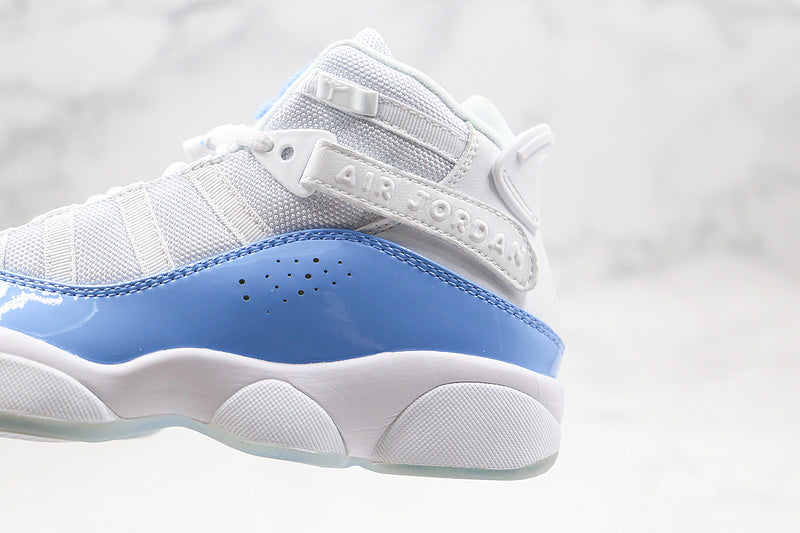 Nike Air Jordan 6 Rings University Blue White Sneakers