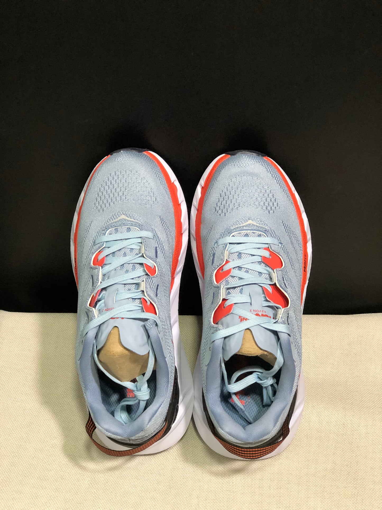 Hoka One One Elevon 2 Anti-slip Wear-resistant Running Shoes Sneakers Blue Gray