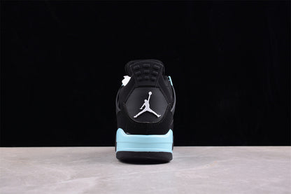 Nike Air Jordan 4 Retro Blue Pink Black Sneakers