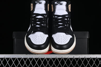 Nike Air Jordan 1 Medium OG Latte Black Legend Brown White Sail Sneakers