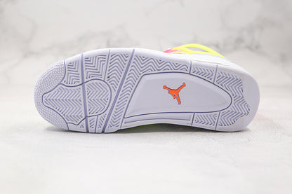 Nike Air Jordan 4 GS Retro Mid Lemon Venom Multicolor Sneakers