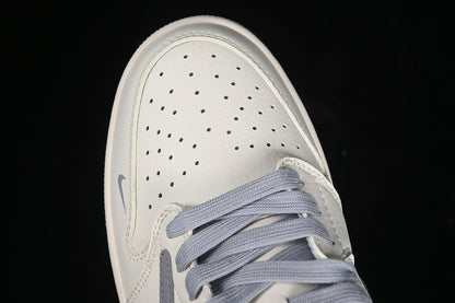 Travis Scott Fragment Design Nike Air Jordan 1 Low OG SP Grey White Casual Sports Shoes