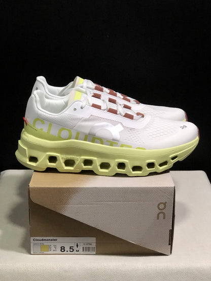On Running Cloudmonster CNY Shock-Absorbing And Anti-Slip Sports Shoes Year Of The Dragon Special Edition Lemon/Grey