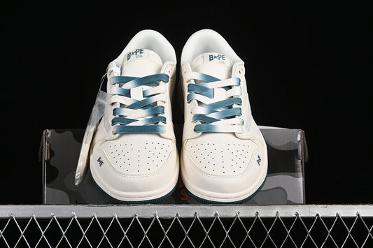 Nike Air Jordan 1 Low BAPE Travis Scott Fragment Design White Green Sneakers